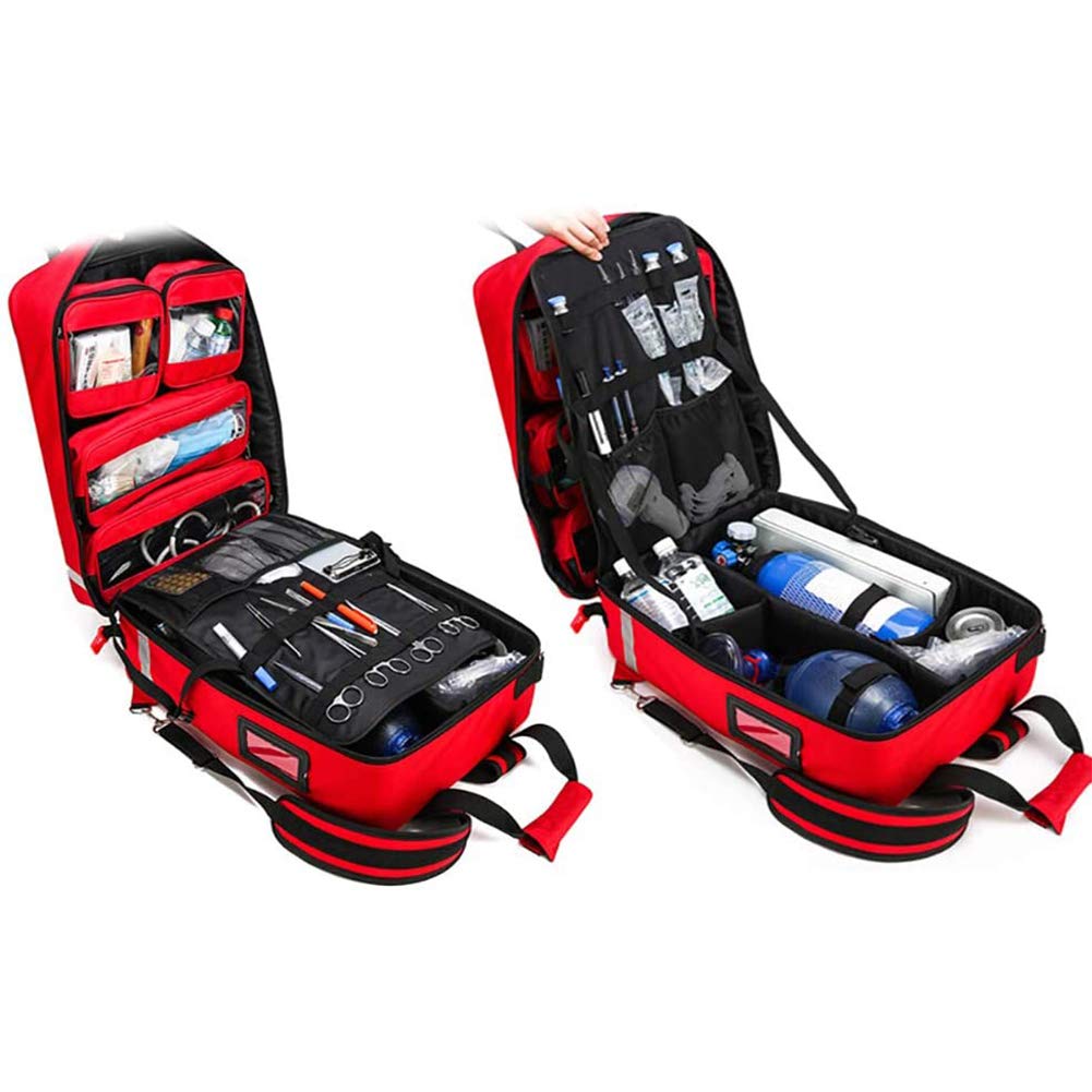 Zaino Di Pronto Soccorso, Carrello Del Kit Di Pronto Soccorso Da Campeggio Un Kit Di Pronto Soccorso Per Tutti Gli Usi Per Le Emergenze a Casa, In Auto, Sul Posto Di Lavoro, a Piedi O In Sopravviven
