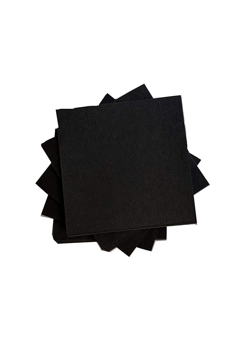 Black Medium (2.5 oz.) Cutaway Backing 7.5" x 7.5" 250 Pack Squares Embroidery Stabilizier