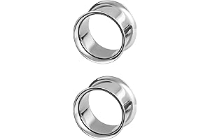 Exquisite Surgical Steel 5/8 Inch Ear Gauges for Men