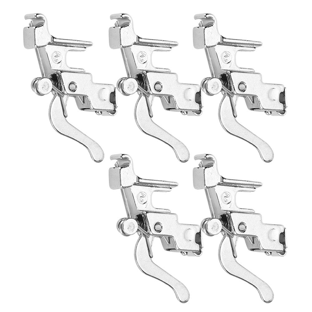 SDGBCXD Sewing machine presser foot, 5PCS Presser Foot Holder, Straight Stitch Sewing Machine, Snap on Low Shank, on Adapter