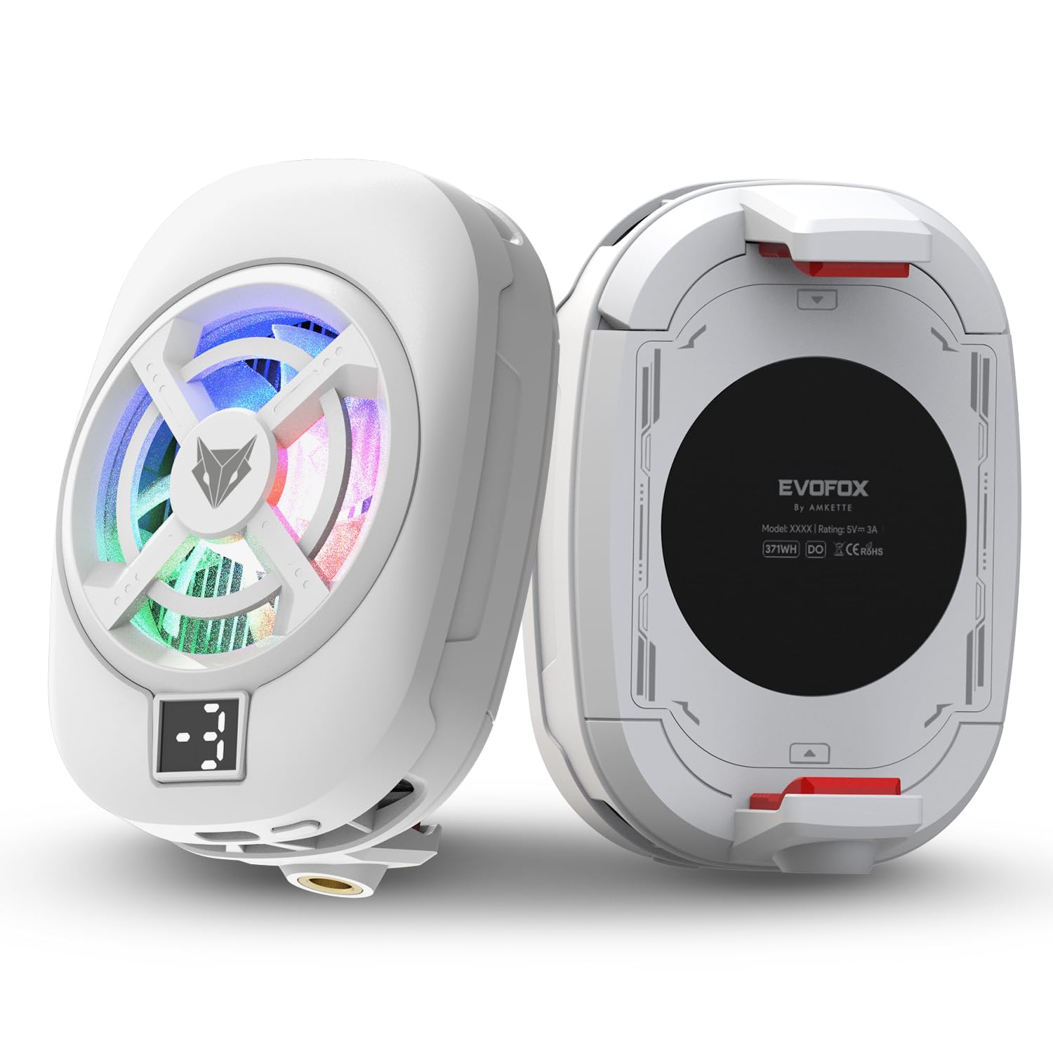 EvoFox Hailstone S Phone Cooler for Gaming | 15W Three- level Cooling 