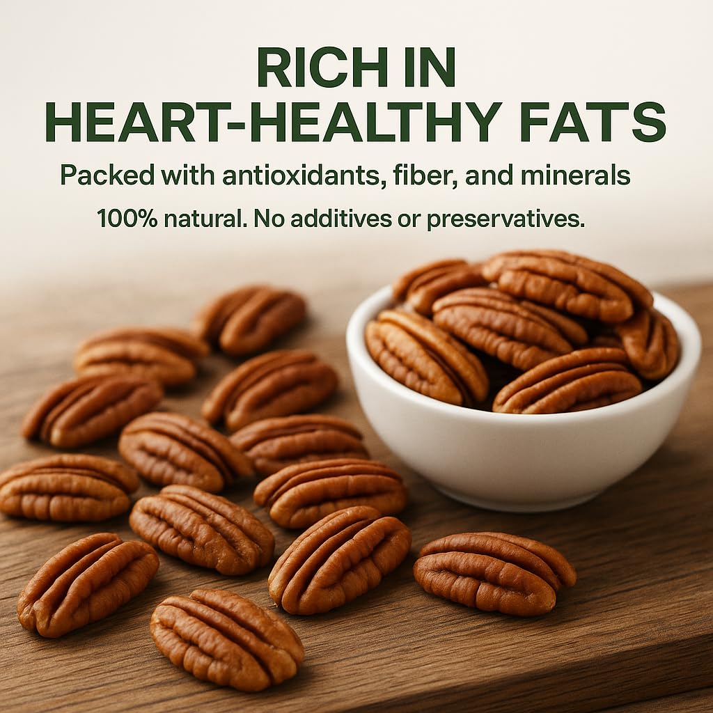 GiDeli Pekannüsse ungesalzen 3 kg im Eimer - Healthy Snacks