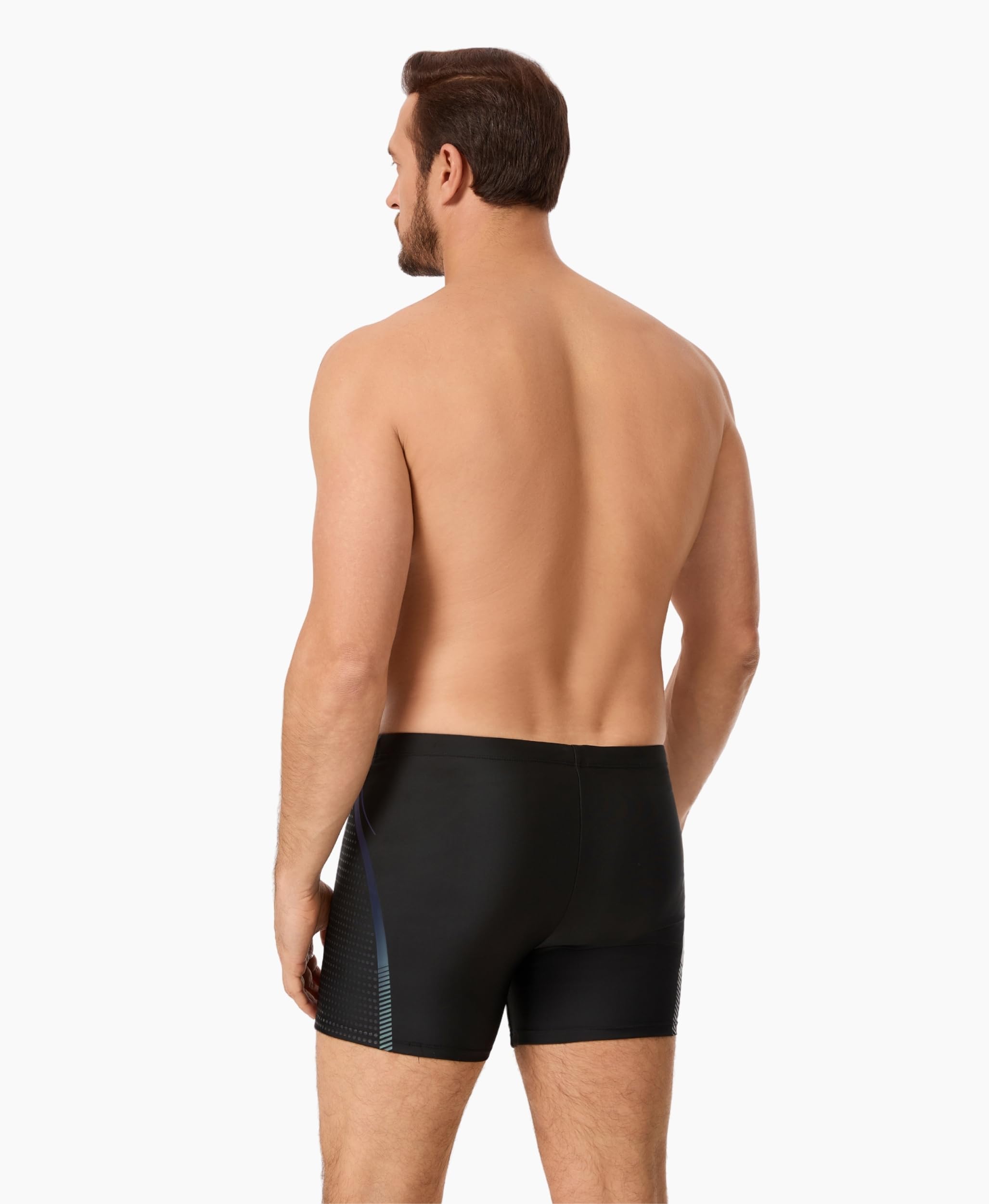 WHCREAT Bañador Hombre Natación Secado Rápido Bañadores Boxer con Cordón — view 7