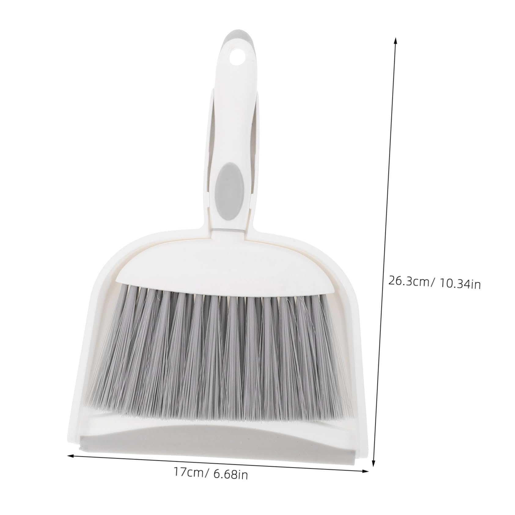 Garneck High Hardness Mini Broom Dustpan Set Small Brush and Dustpan for Home Office Car Cleaning