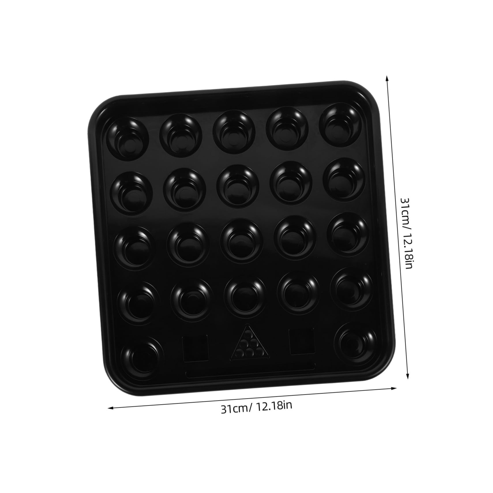 Totority Billiard Ball Holder Pool Ball Tray Snooker Storage Plastic Billiards Accessory Pool Table Part