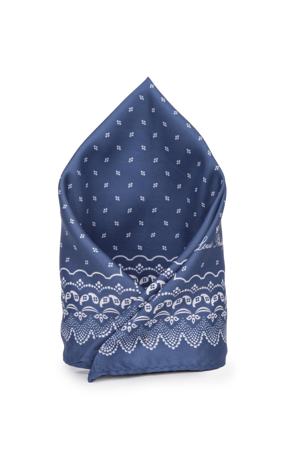 louis philippe Men Blue Print Party Pocket Square-picture-13