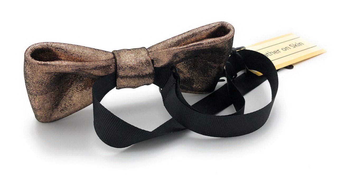 PAPILLON in Vera Pelle - fatto a mano - Oro rosa EDIZIONE LIMITATA