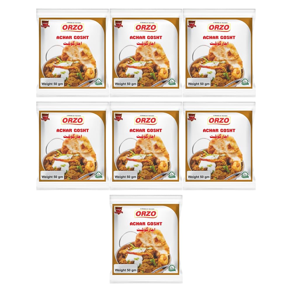 testofo Achar Gosht Masala Powder - 50g | Ready to Cook | Handpicked Indian Spices, Rich in Traditional Indian Taste, Aroma and Authentic Flavour | Ideal for Everyday Cooking(Pack of 7)