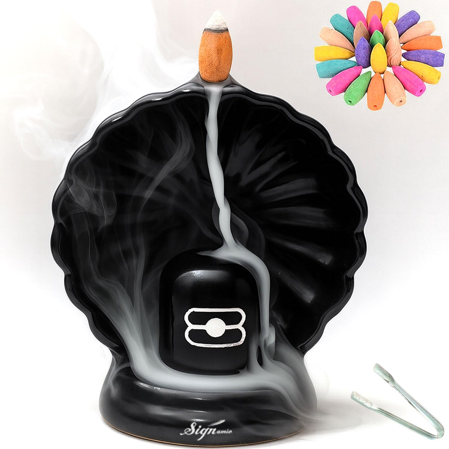 Signamio Shivling Backflow Smoke Fountain - Spiritual Home Decor -18