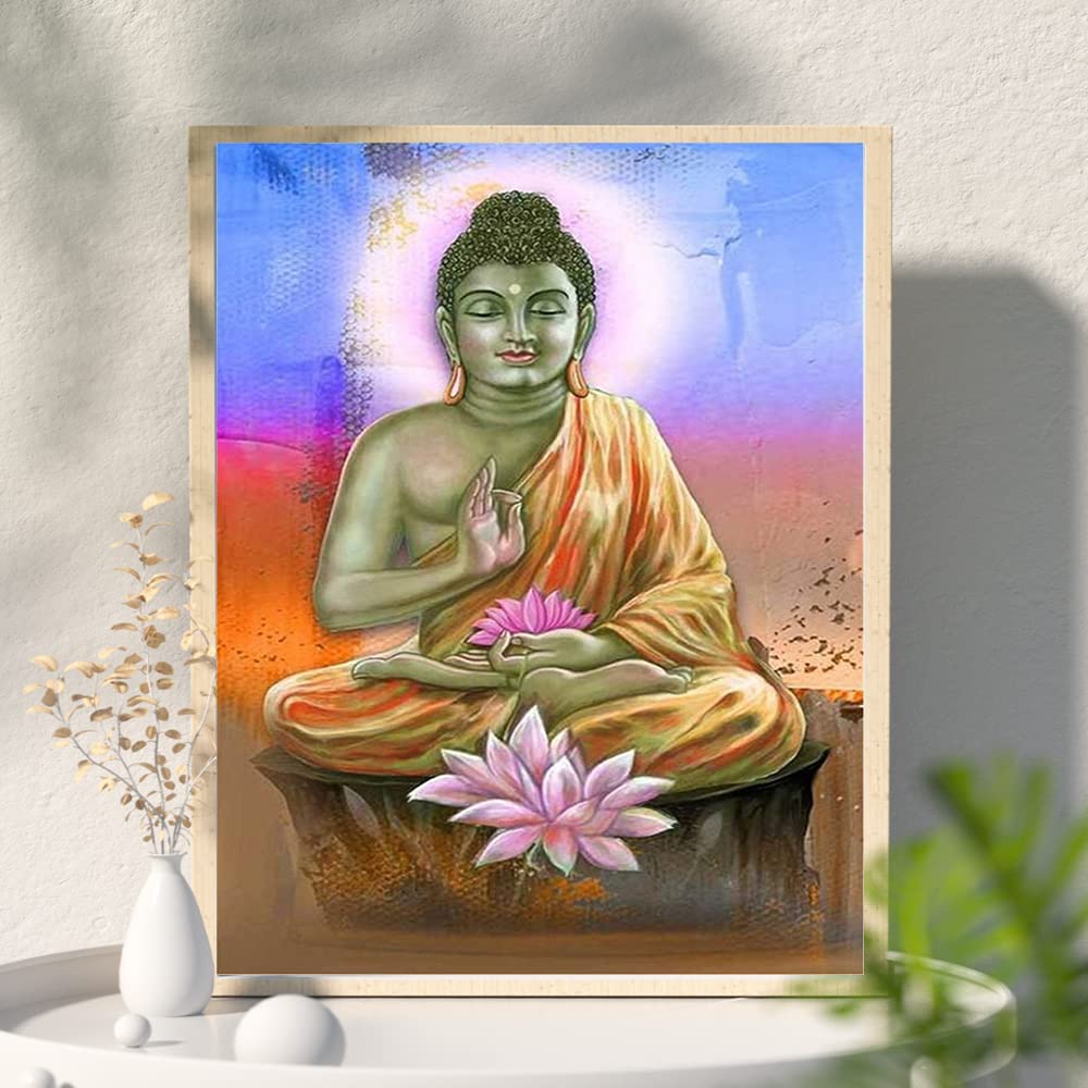 Tathagata Buddha Diamond Painting Colorful Immortal Diamond Painting Handmade In