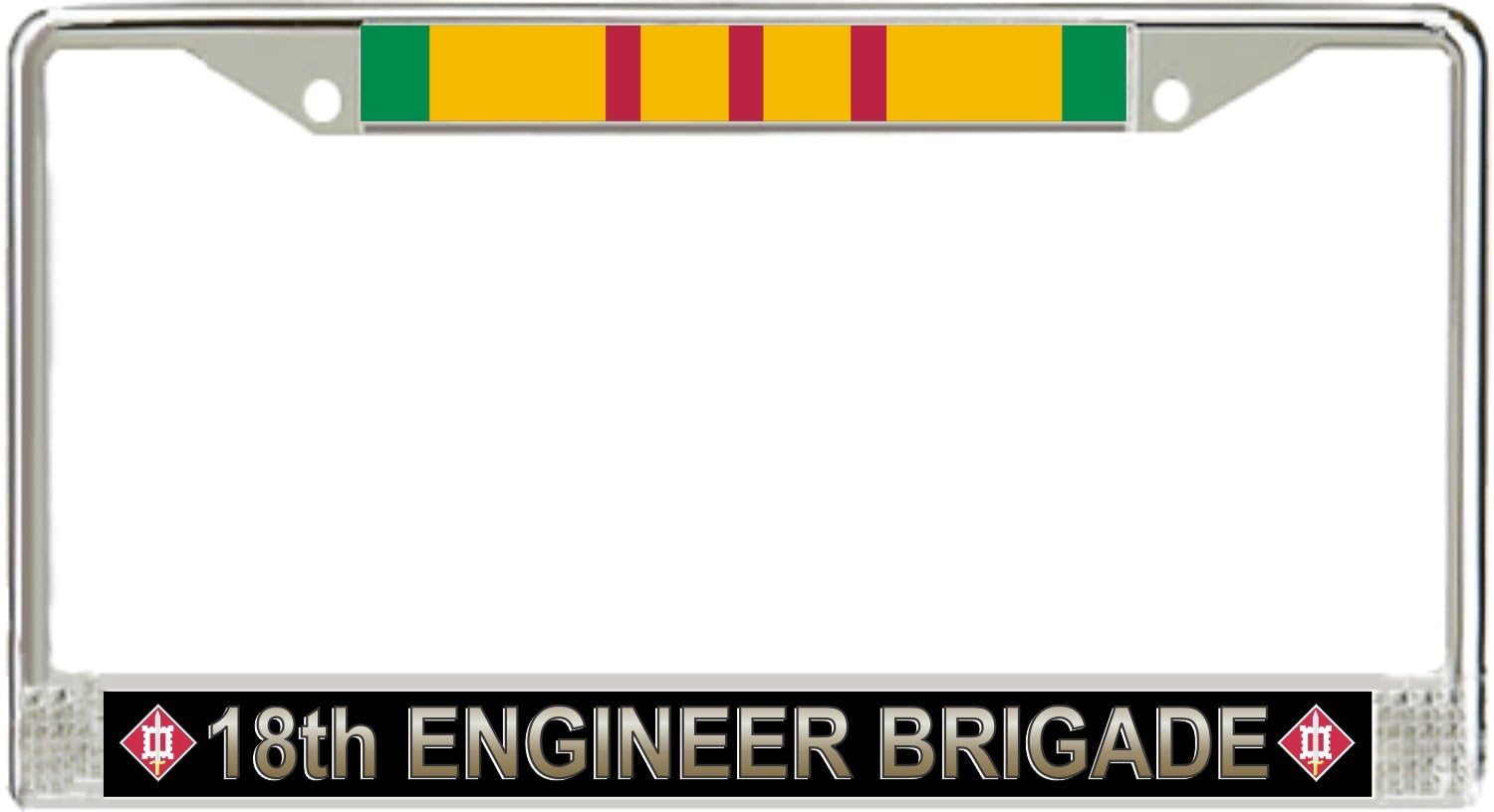 MilitaryBest 18th Engineer Brigade Vietnam License Plate Frame