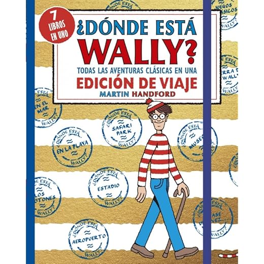¿Dónde está Wally? Todas las aventuras clásicas de Wally en una edición de viaje (Busca y encuentra)