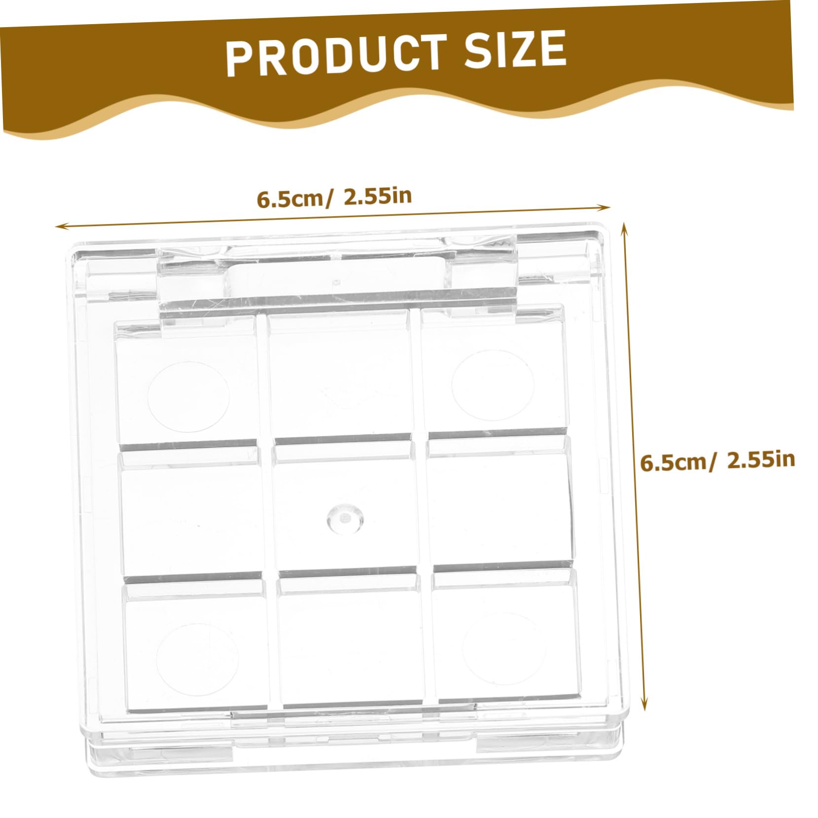 VICASKY Diy Eye Shadow Box Set Palette Blush Sample Holder Empty Eyeshadow Case for Concealer Compact Size for Travel