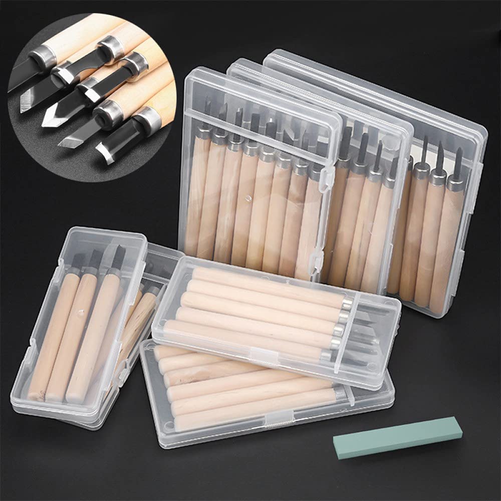 Kit di utensili per scalpello a incudine per la lavorazione dei gioielli e la creazione di utensili per intaglio (confezione da 16) | Leroy Merlin