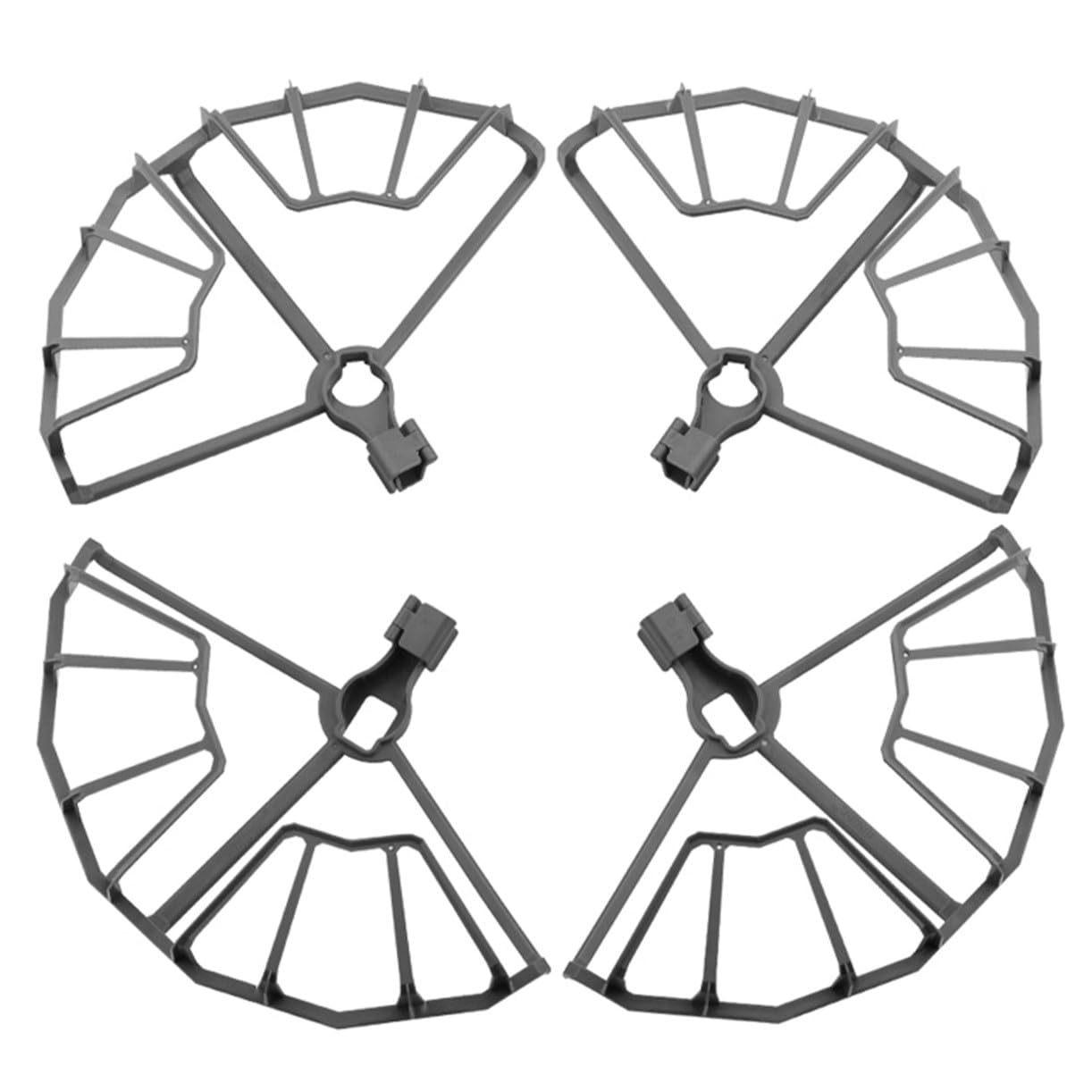 4 Piezas Protector de Hélices Anticolisión para Drones Zoom de Accesorios de Dron Diseño Absorbente de Choques Instalación
