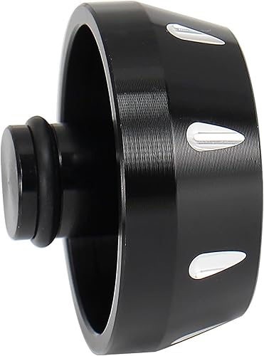 Miniatura 4 de AYKYCS Tapa central, hecha de aleación de aluminio, accesorios de motocicleta para Suzuki GSX-R 1000 2009-2021 (negro)