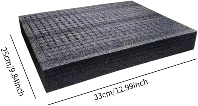 Foam Sheet for Packing Inserts for Case Shock Resistant Material for Transport, 33cmx25cmx3cm