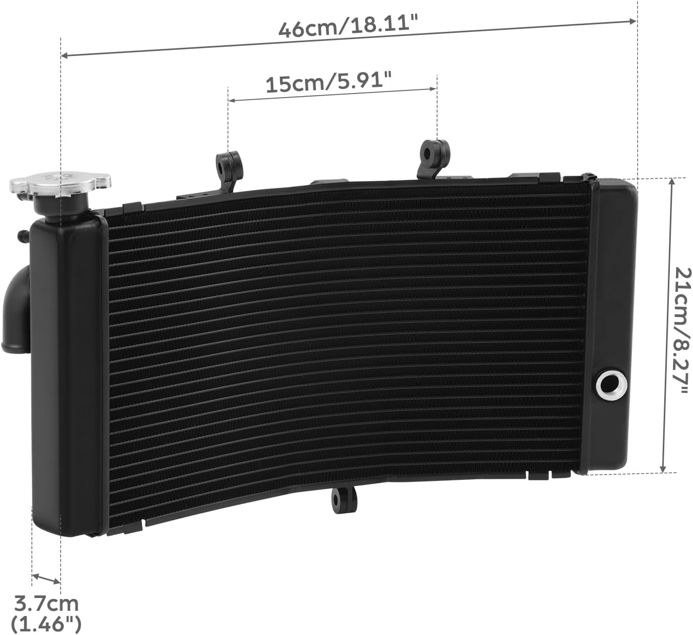 Aluminum Engine Radiator Cooling Cooler Fit for HONDA CBR900RR 1996-1999