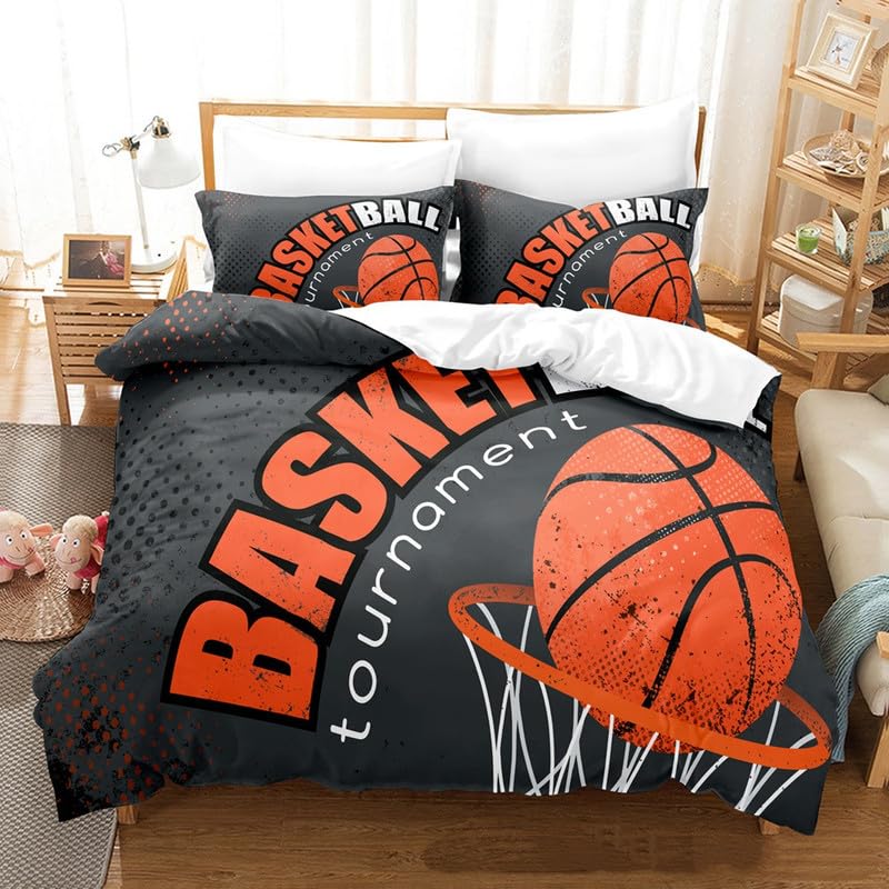 Housse de couette 140x200 basket pour une chambre d'ado dynamique
