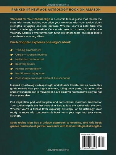 Workout for your Zodiac Sign: An astrological inspired fitness book image 2