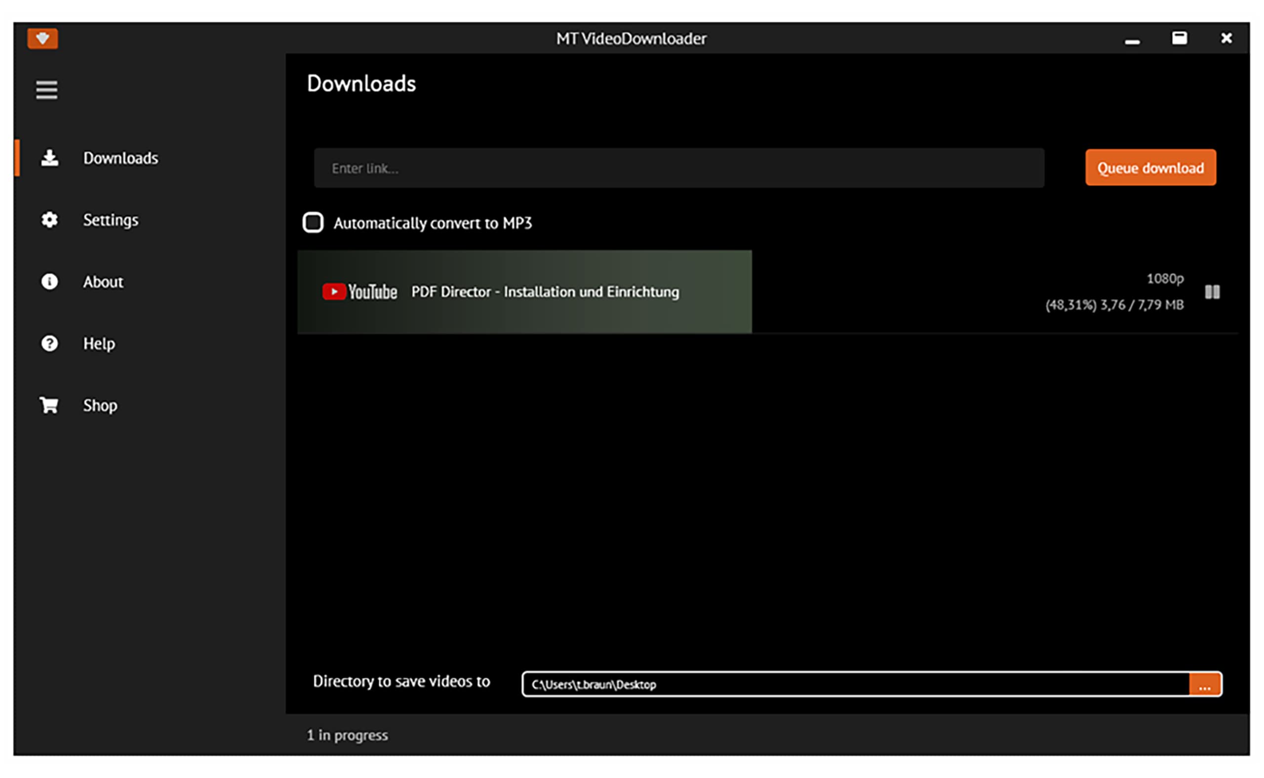 Video and Audio Downloader software for YouTube – download your favorite YouTube videos as MP4 video or MP3 audio – lifetime license – computer program compatible with Windows 11, 10, 8 and 7