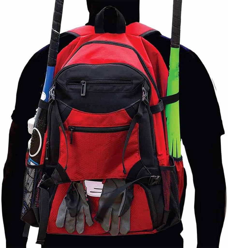 Baseball Pack Outdoor Softball T Ball Gear Pack Versatile Dry Wet Separation Shoe Bag Helmet