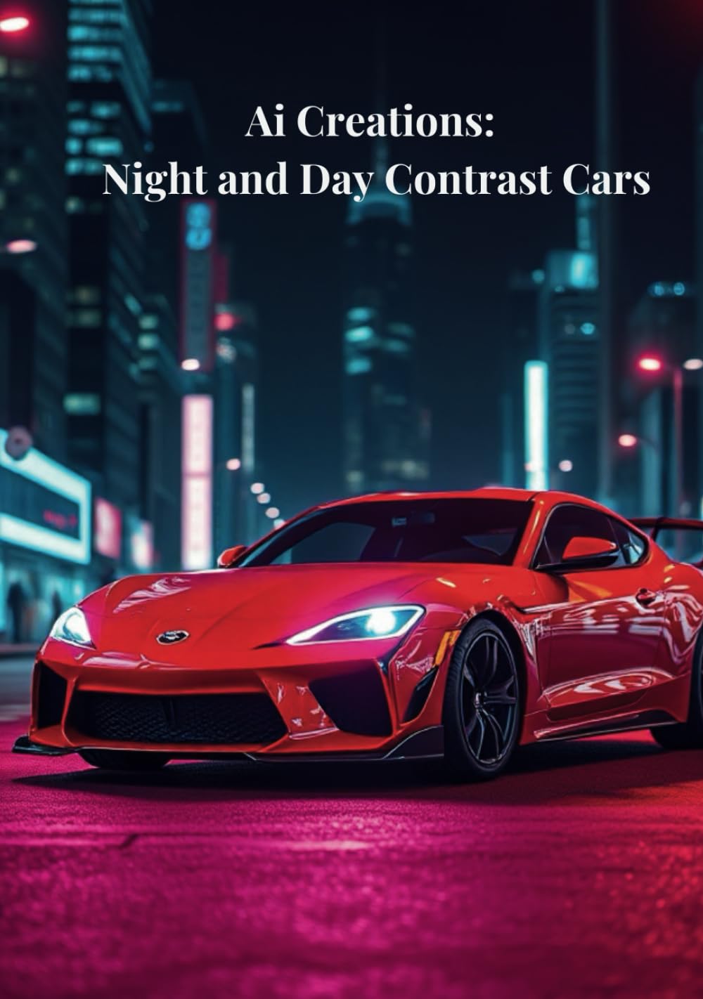 AI Creations: Night and Day Contrast Cars