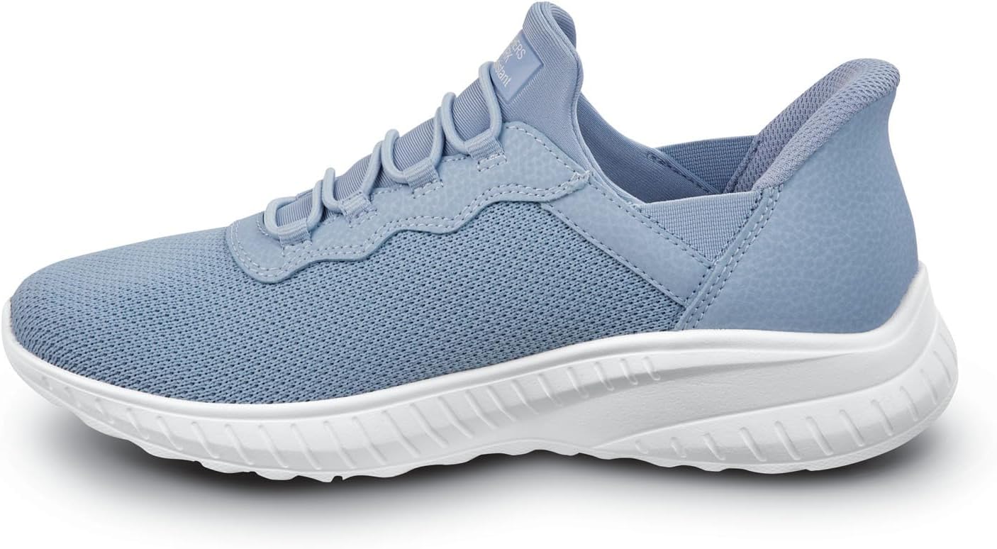 Skechers Hands Free Slip Ins Women's Squad Chaos MaxTrax Soft Toe SRO Athletic - Image 3