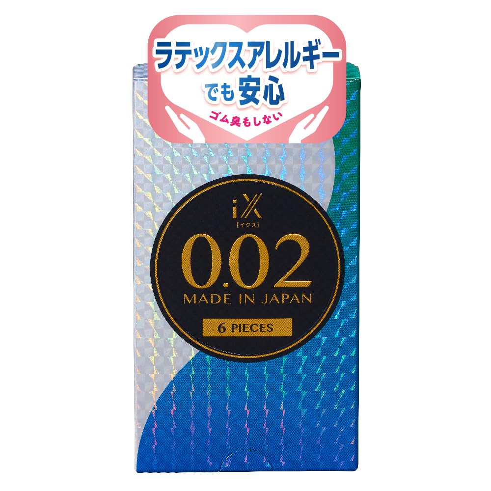 Amazon.co.jp: ジェクス iX (イクス) コンドーム 0.02 6個入