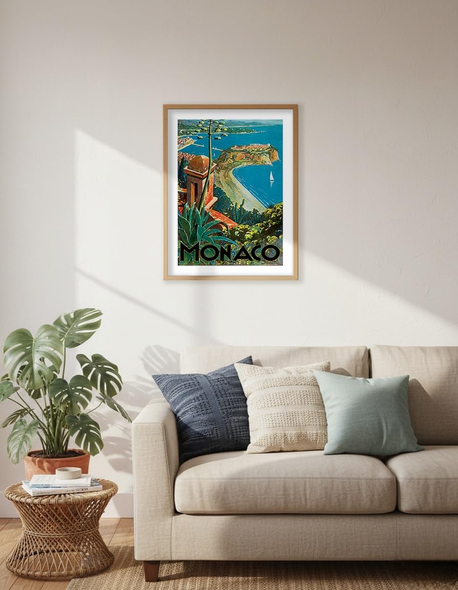額装品/Lewis and Clark/ラッセル/アート/ポスター/インテリア Amazon.com: Pacifica Island Art - Monaco Monte Carlo French