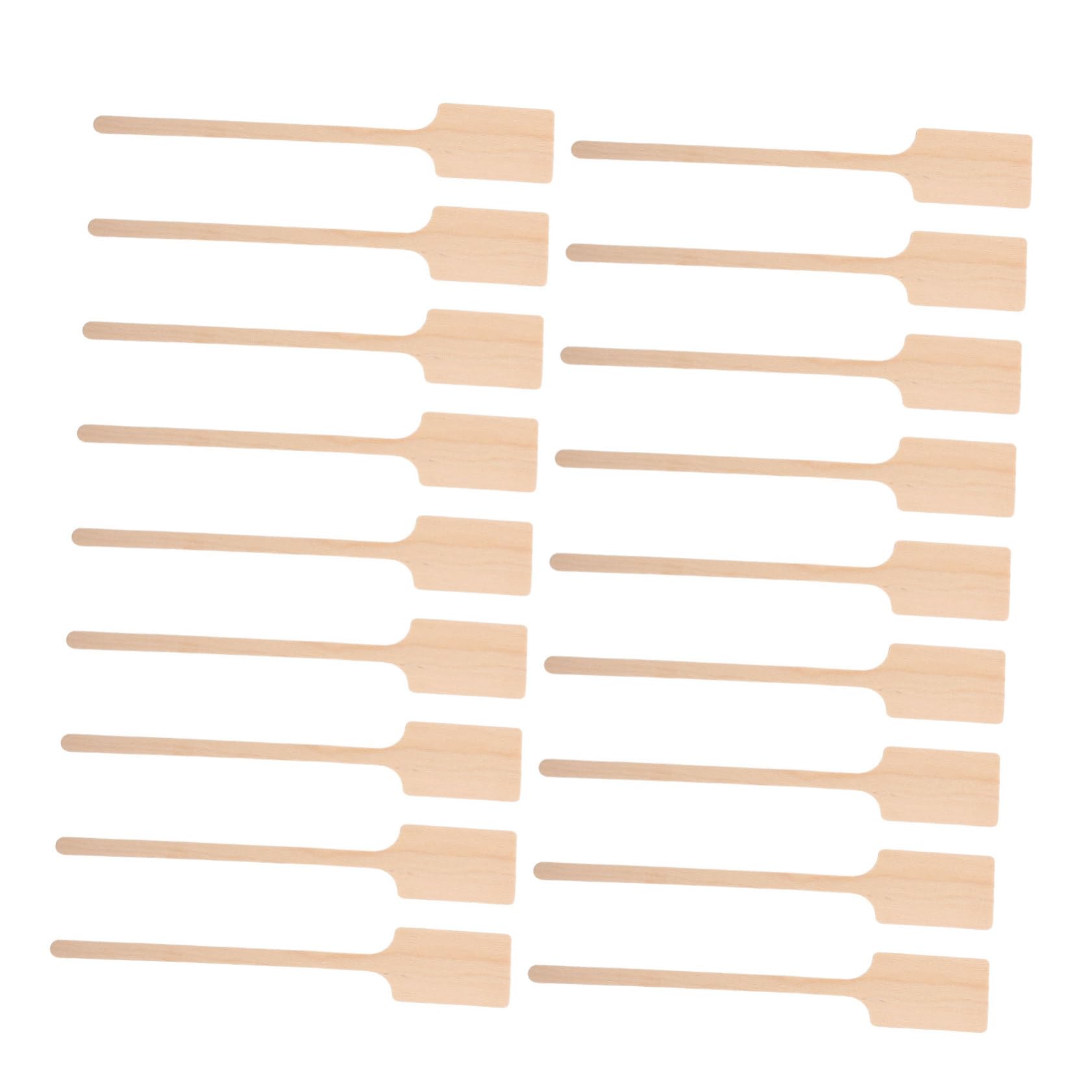 SOLUSTRE Wooden Stirring Stick Set 10 Pcs Non- for Drinks Juice and Smoothies for Bars Restaurants and Daily Use