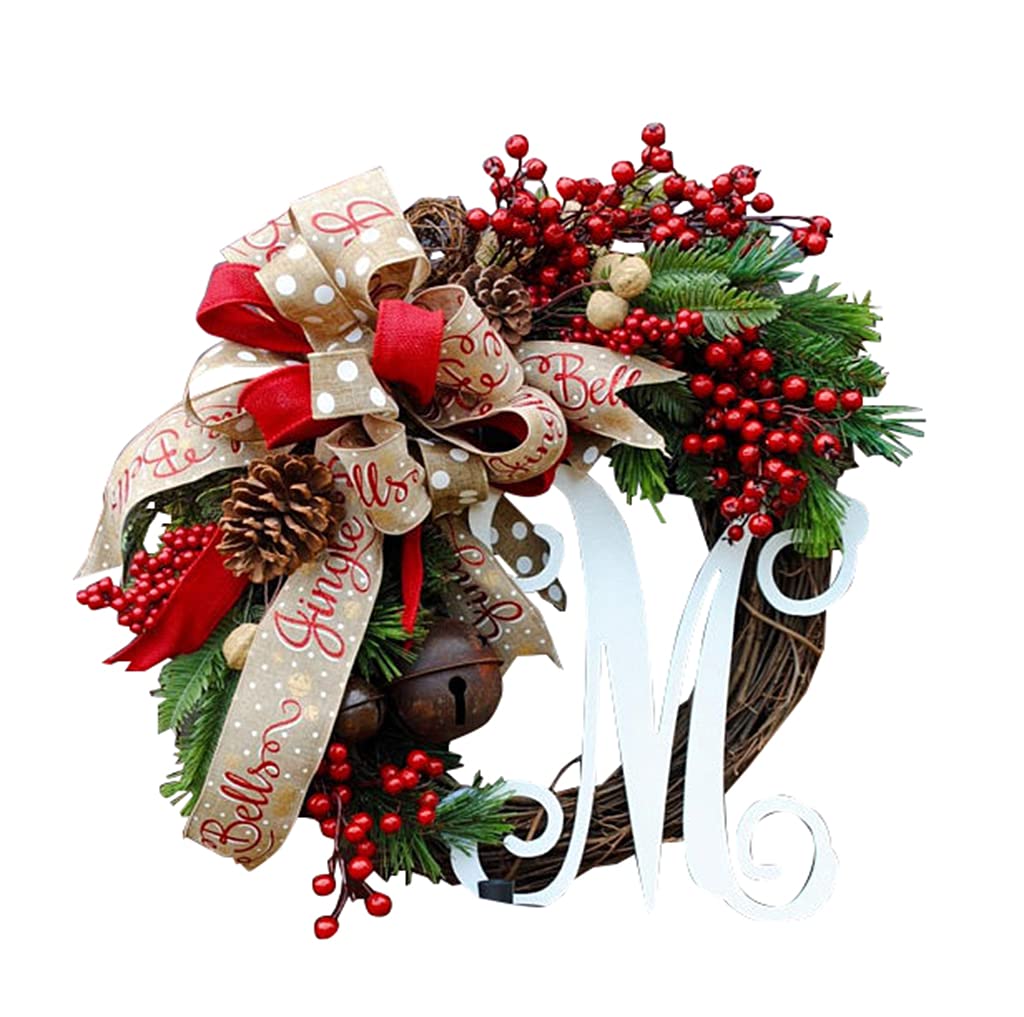 Guirlande de Noël Tenture Murale Porte Rotin Multifonction Décoration