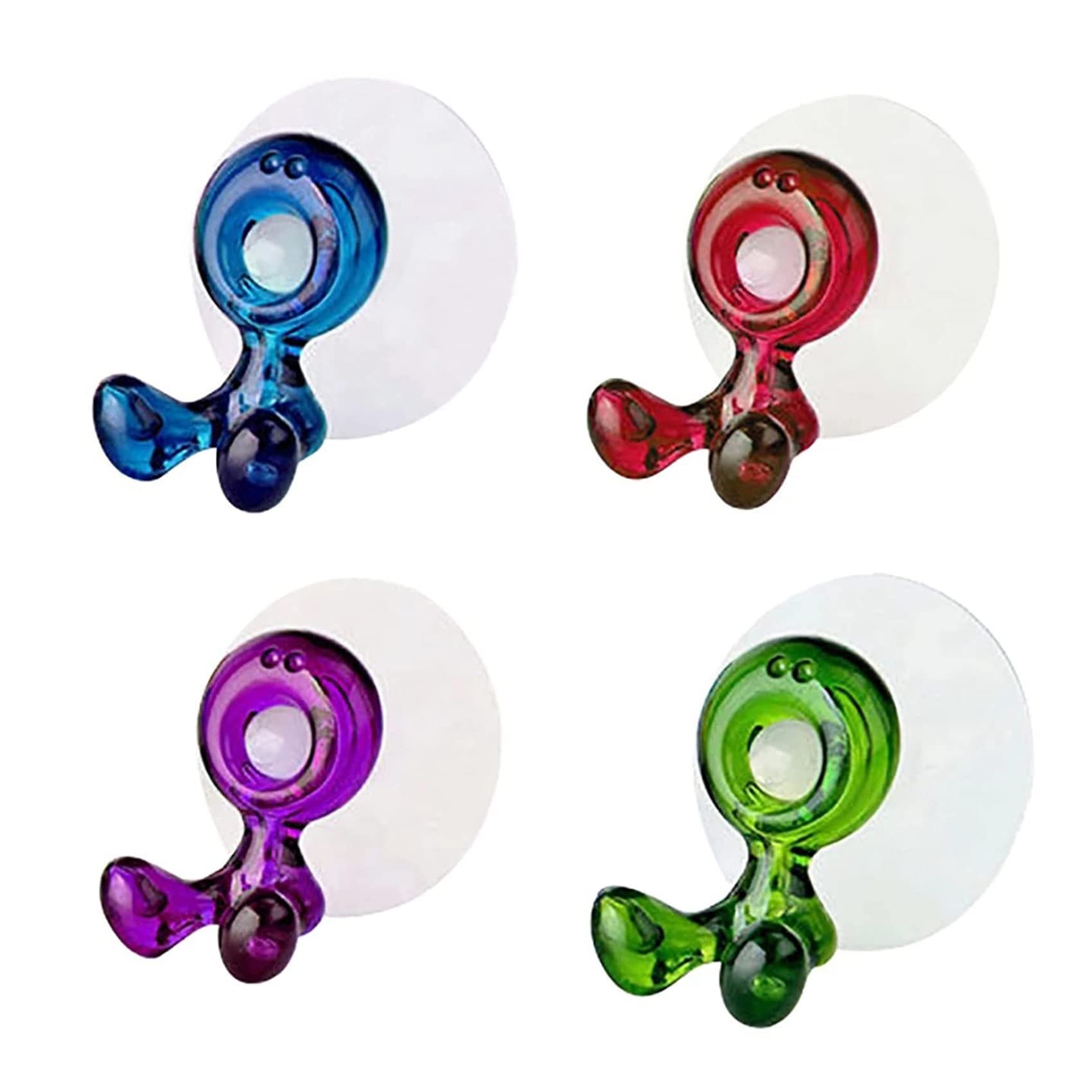 CTRLZS Toothbrush Holder with Suction Cup Towel Wall Hooks Reusable Drill-Free Hook Suction Hook for Kitchen Bathroom Home