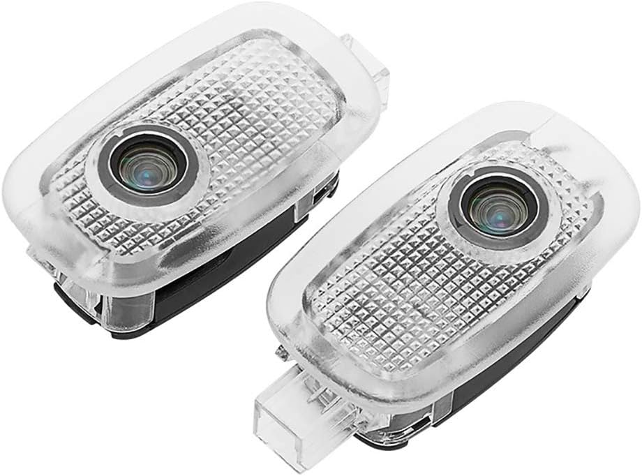 Car LED Logo Projector Puddle Door Lights fits for 2006-2013 S-Class V-Class V220 V250 Accessories, S400 S500 S600 No Fade 4K-HD Car Courtesy Welcome Lights, 2 Pack (Benz-Circle)