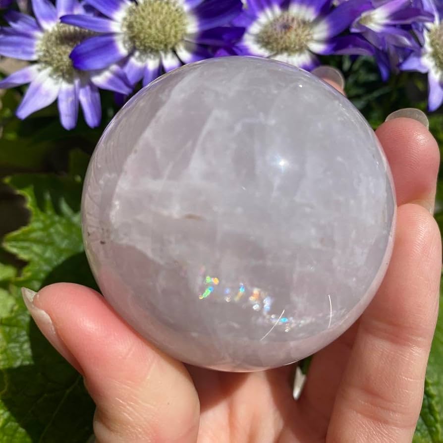 ペリウィンクルローズクォーツ ペリウィンクルローズクォーツスフィア/Periwinkle Rose Quartz