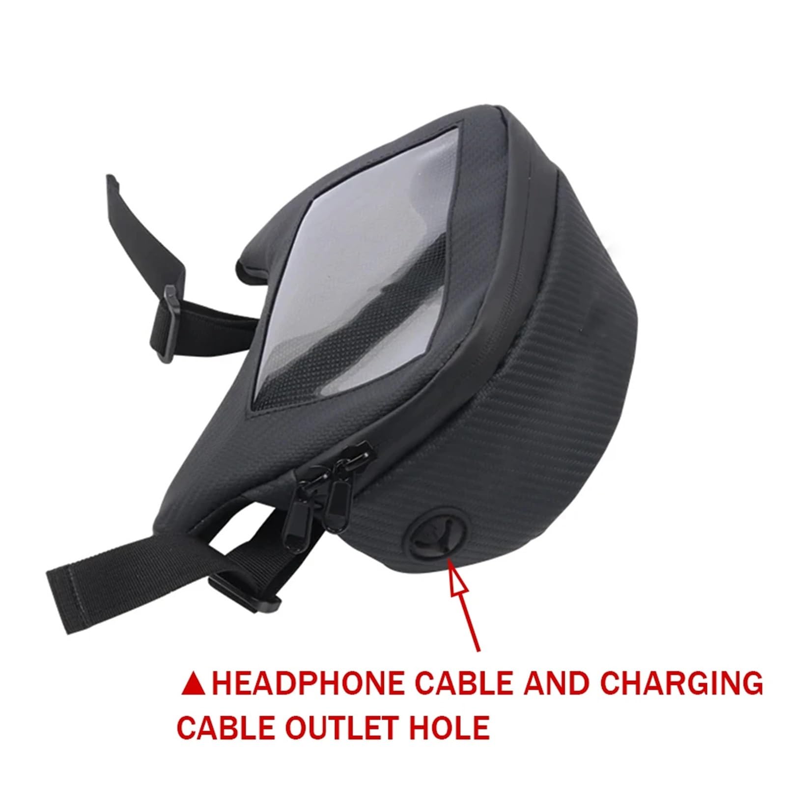 Sac De Rangement Accessoires Moto pour Yamaha Tricity 300 155 125 pour Outils Bagages Sacs Navigation pour Téléphone À Écran Tactile Taille