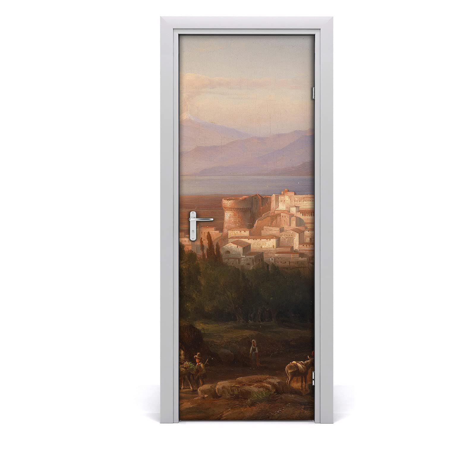 Autocollant de porte imperméable anti-bulles 85x200cm Magic-Stick