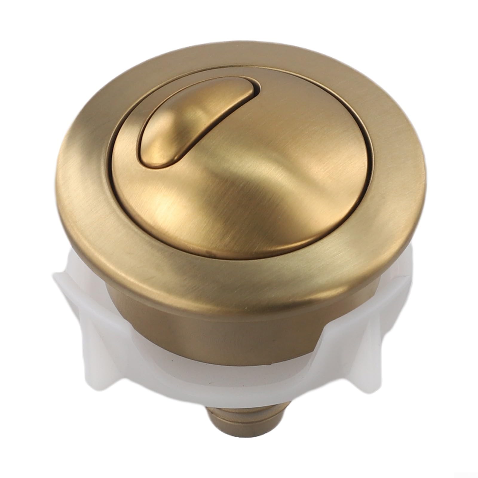 ZUZZEE Toilet Dual Flush Button Replacement - for Siamp Cable Operated Flush Valve/for Optima 50 Matt, DIY Easy(gold)