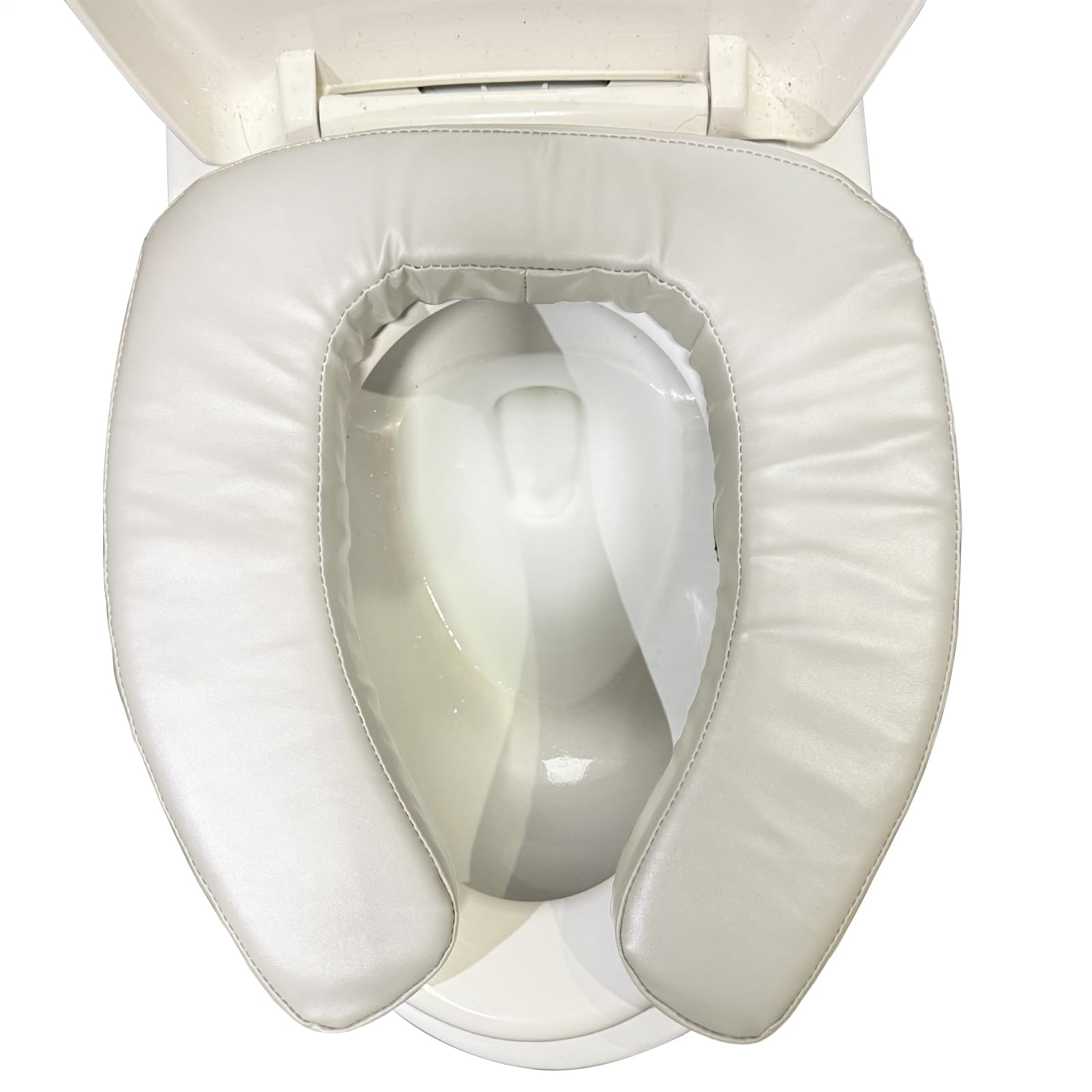 Weiche Toilettensitzerhöhung 5cm, wasserdichtes WC-Sitzkissen aus hochdichtem Schaumstoff, universelle Sitzerhöhung für Senioren & nach Hüft-OP, bequeme Aufstehhilfe