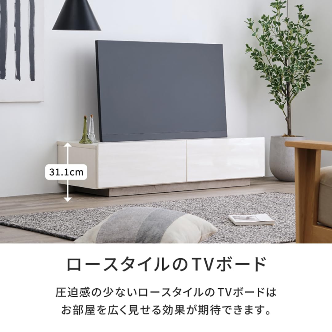 Amazon|ミカリ テレビボード 130 (ホワイト)【完成品】 MICALI Amazon|ミカリ テレビボード 130 (ホワイト)【完成品】 MICALI