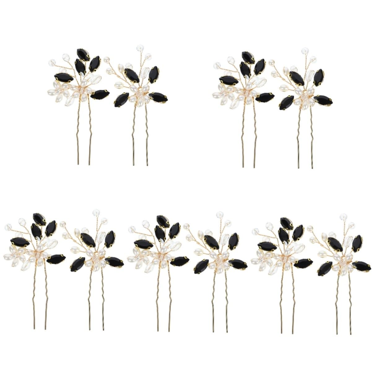 VICASKY 5 Paia Forcine con e Design Classico Forcine Cinesi per Acconciature con Chignon Accessori Eleganti per Sposa e Speciali Decorazioni Retro Raffinate e