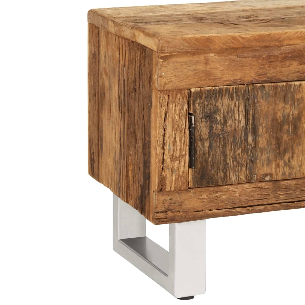 vidaXL Hifi-kast - Massief Gerecycled Hout - 120x30x40 cm - Industriële Stijl - Kast