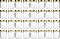 Vista 17 de Novelinks - Recipientes de plástico transparente (8 onzas), Negro