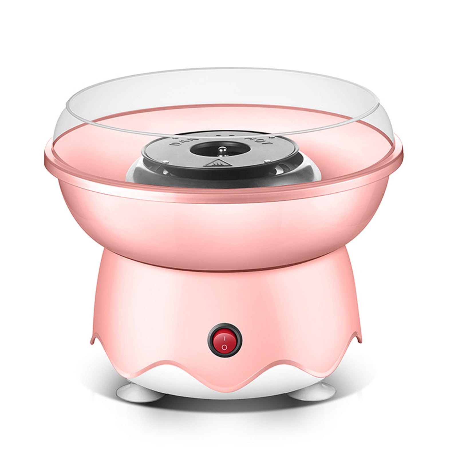 Cotton Candy Machine de DiseñO Retro,MáQuina de AlgodóN de AzúCar en Casa,Potente Potencia,Arranque con un Solo Clic,Adecuado para Fiestas Familiares(Color:Rosa)