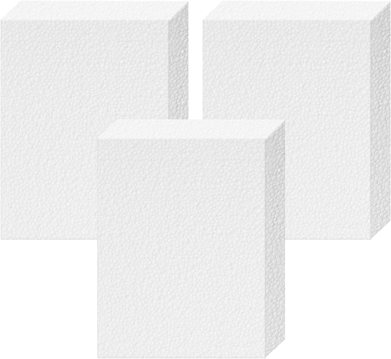3 Pack 17"x13"x2" Craft Foam Block EPS Polystyrene Sheet