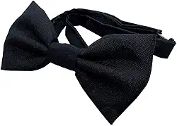 Gravata Borboleta Preto Fosco Adulto Juvenil Premium