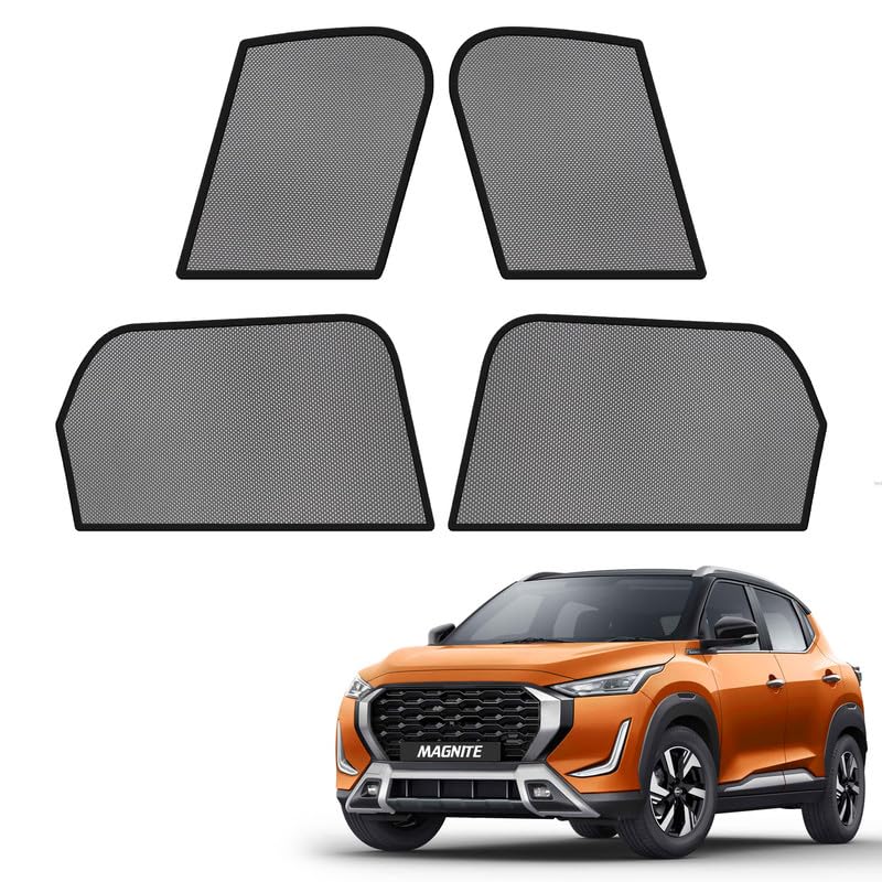 Image of Magnite Magnetic Sun Shades /Curtains - Set of 4pcs (Row A /B) Suitable for Magnite 2020 Onwards