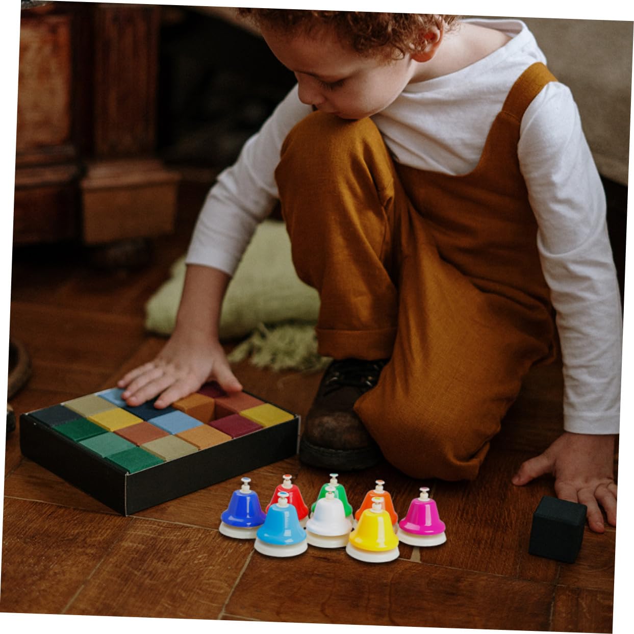 Campana de Ocho Tonos 1 Juego de Acero Inoxidable para Niños