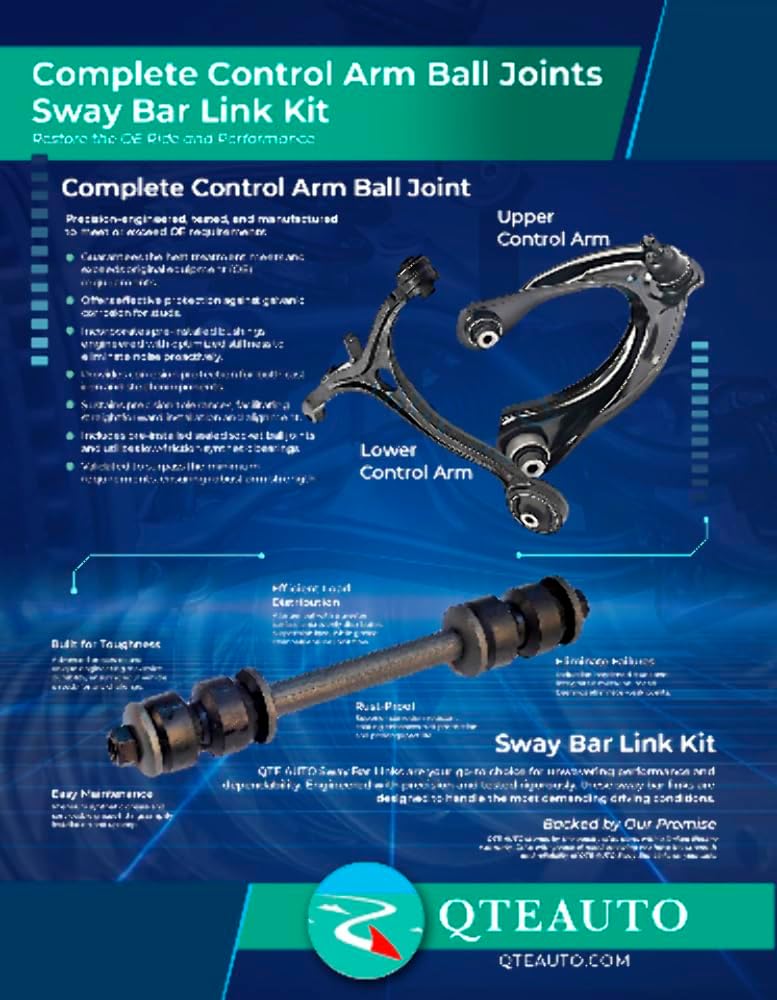 PM Auto Front Right Upper Control Arm Ball Joint Replacement For 1998-2011 Ford Ranger