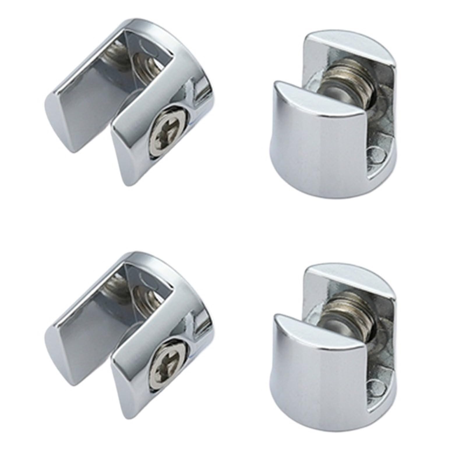 8pcs Glass Brackets Zinc Alloy Shelf Holder Support(8-10mm)